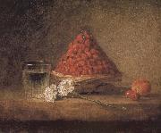 Jean Baptiste Simeon Chardin With wild strawberry basket china oil painting artist